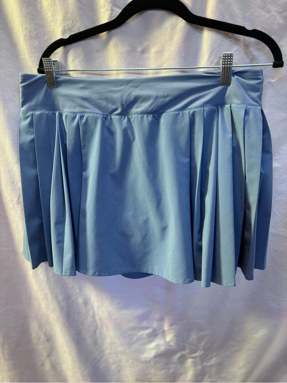 Lululemon pleated skirt Light slate Blue full coverage